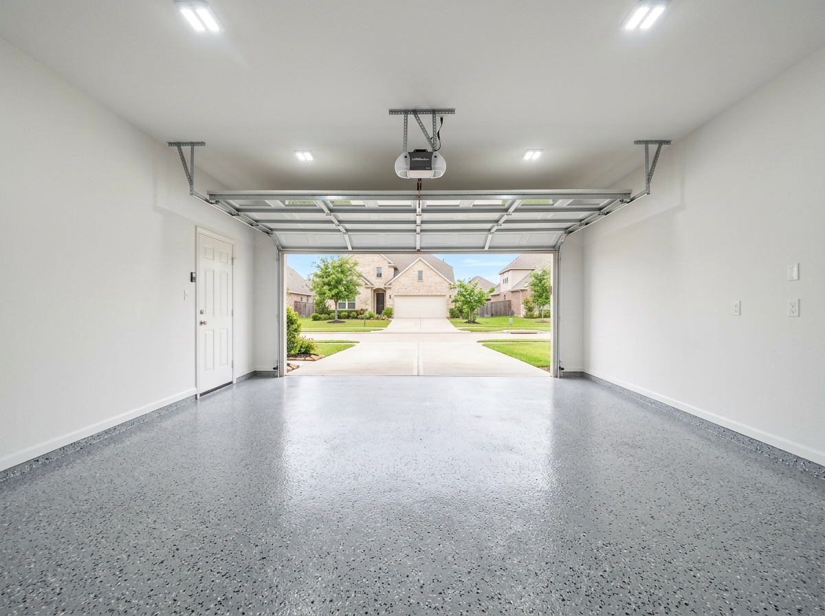 Epoxy garage floor Friendswood TX