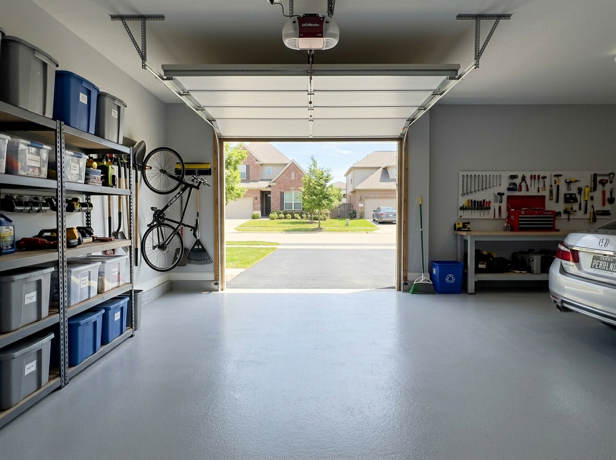 Epoxy garage floor Pearland TX